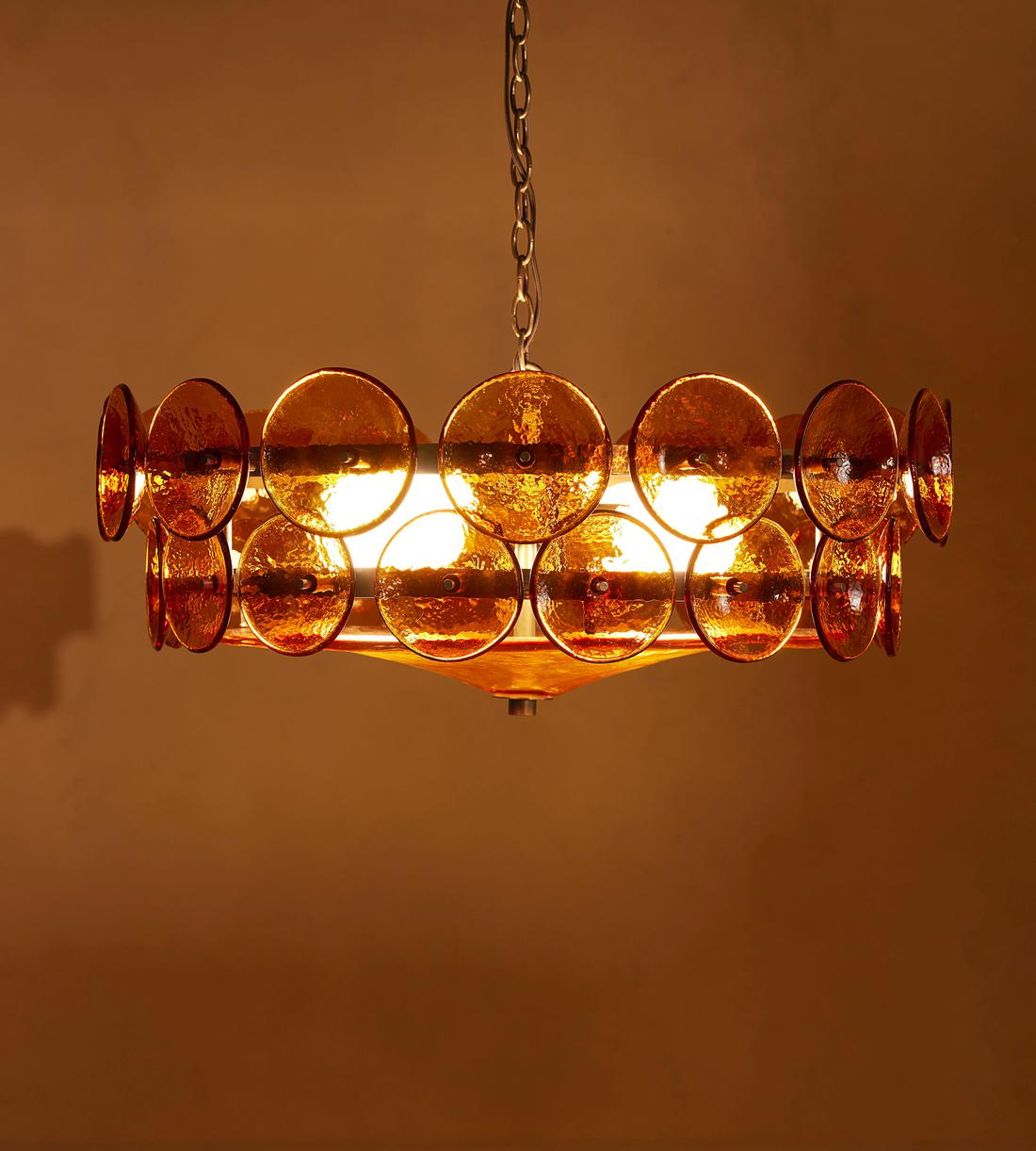 Iveria Glass Chandelier-Moonnatur
