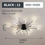 Kesterenelle Acrylic Ceiling Light-Moonnatur