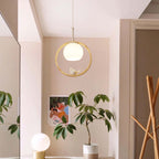 Fenrenden Wood Pendant Light-Moonnatur