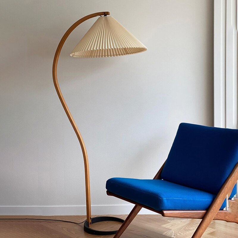 Ambelorie Fabric Floor Lamp-Moonnatur