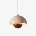 Oakenenna Travertine Pendant Light-Moonnatur