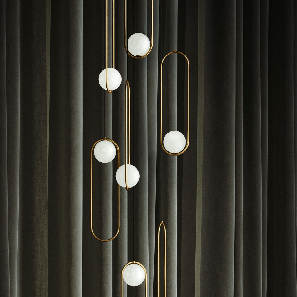 Wrenaria Glass Chandelier-Moonnatur