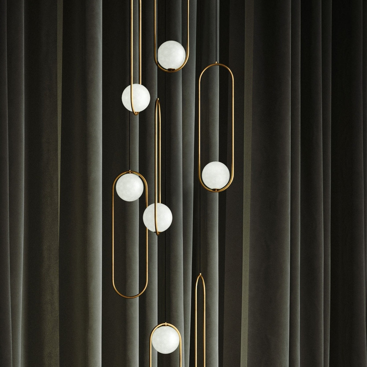 Wrenaria Glass Chandelier-Moonnatur