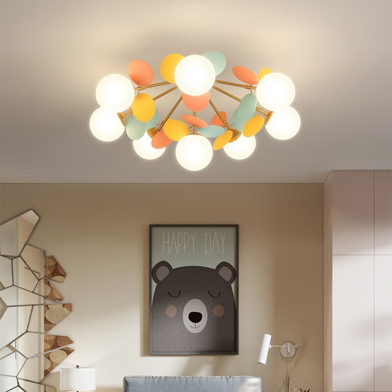 Faldenley Glass Chandelier-Moonnatur