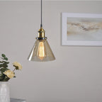 Wardenorie Glass Pendant Light-Moonnatur