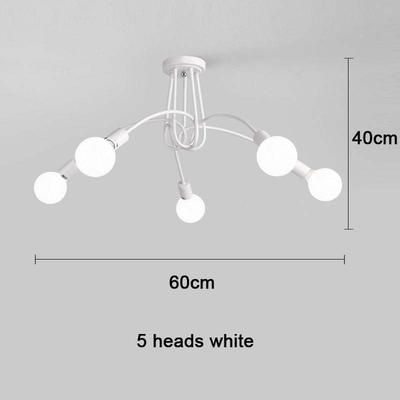 Avrenlyn Iron Ceiling Light-Moonnatur