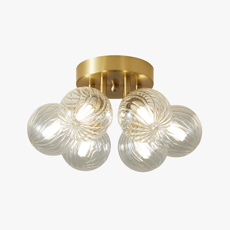 Garnelgrove Glass Ceiling Light-Moonnatur