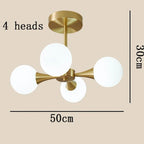 Grenelwren Glass Ceiling Light-Moonnatur
