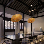 Rildenholm Bamboo Pendant Light-Moonnatur