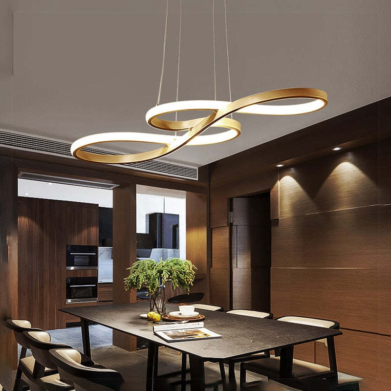 Durell Musical Note Pendant Light, Black & Gold - Neutralighting