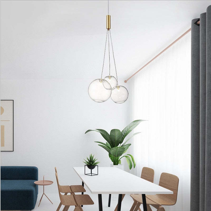Savenden Glass Pendant Light-Moonnatur