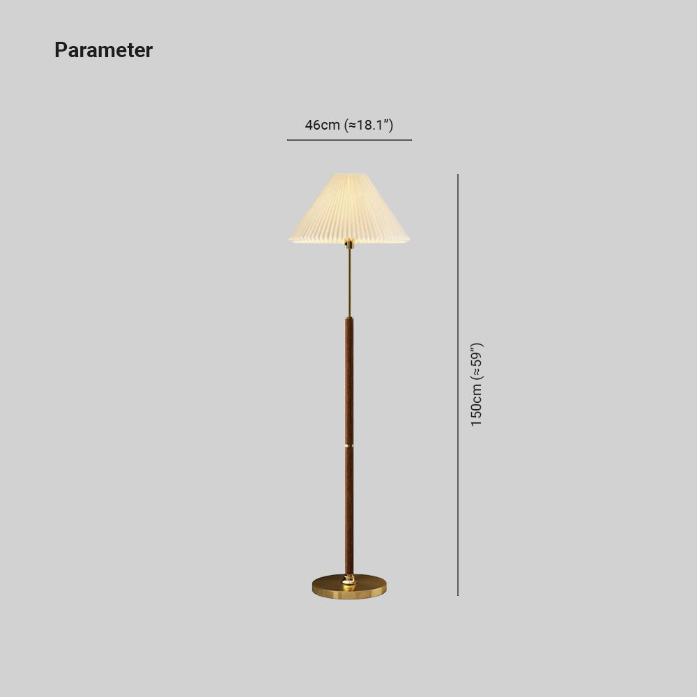 Gildencove Fabric Floor Lamp-Moonnatur
