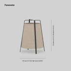 Ainsis Fabric Floor Lamp-Moonnatur