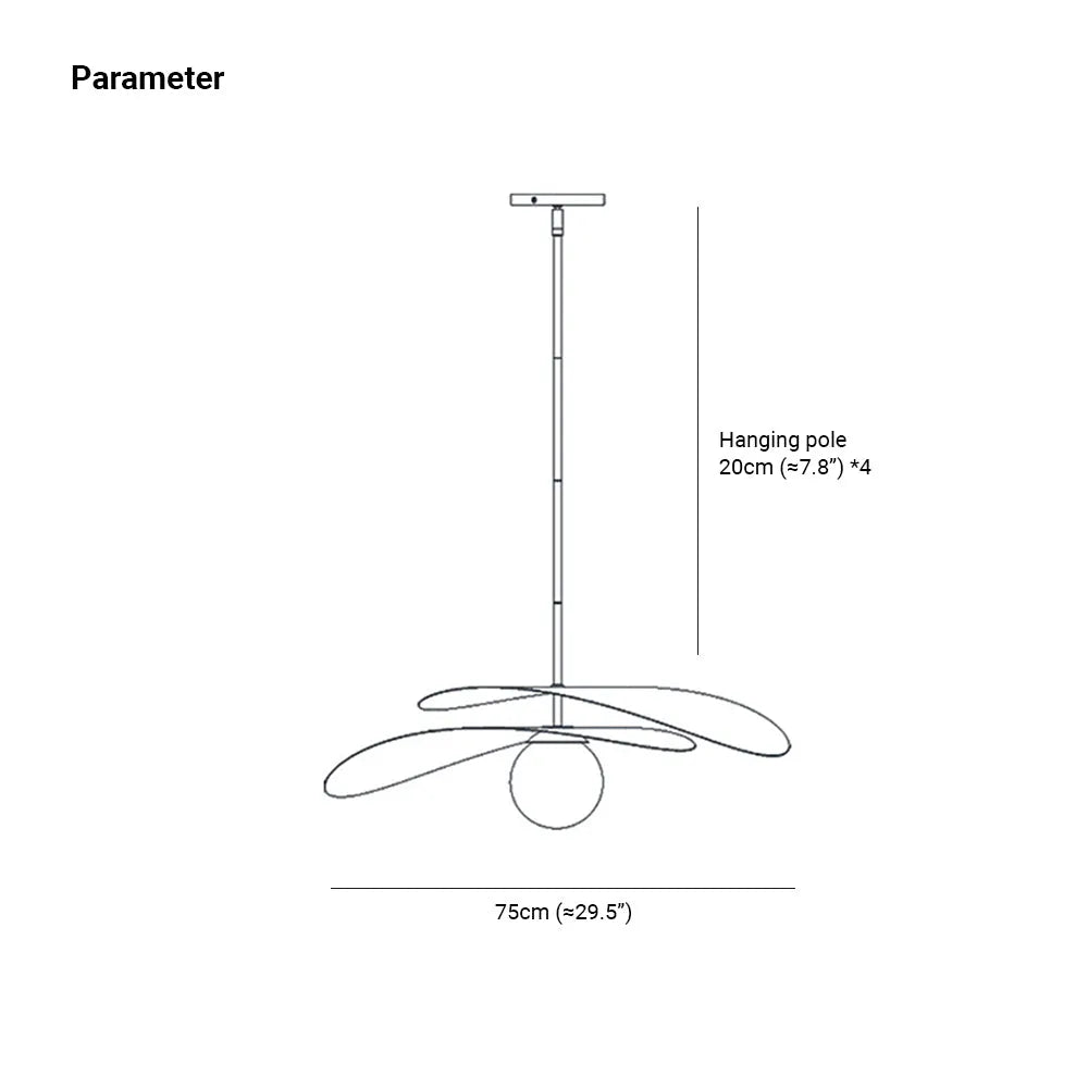 Caldeneris Metal Pendant Light-Moonnatur