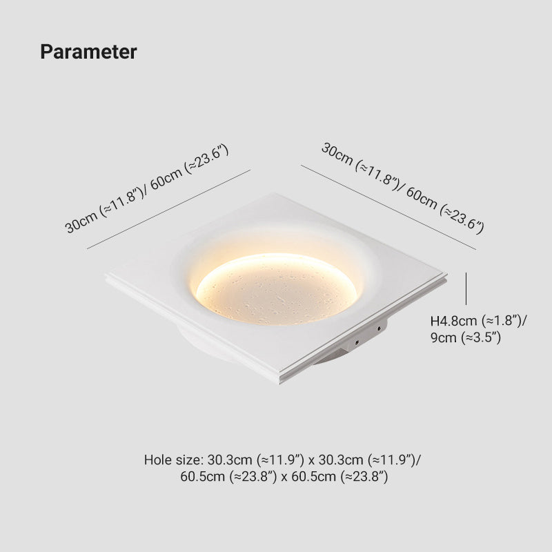 Sardenley Gypsum Wall Light-Moonnatur