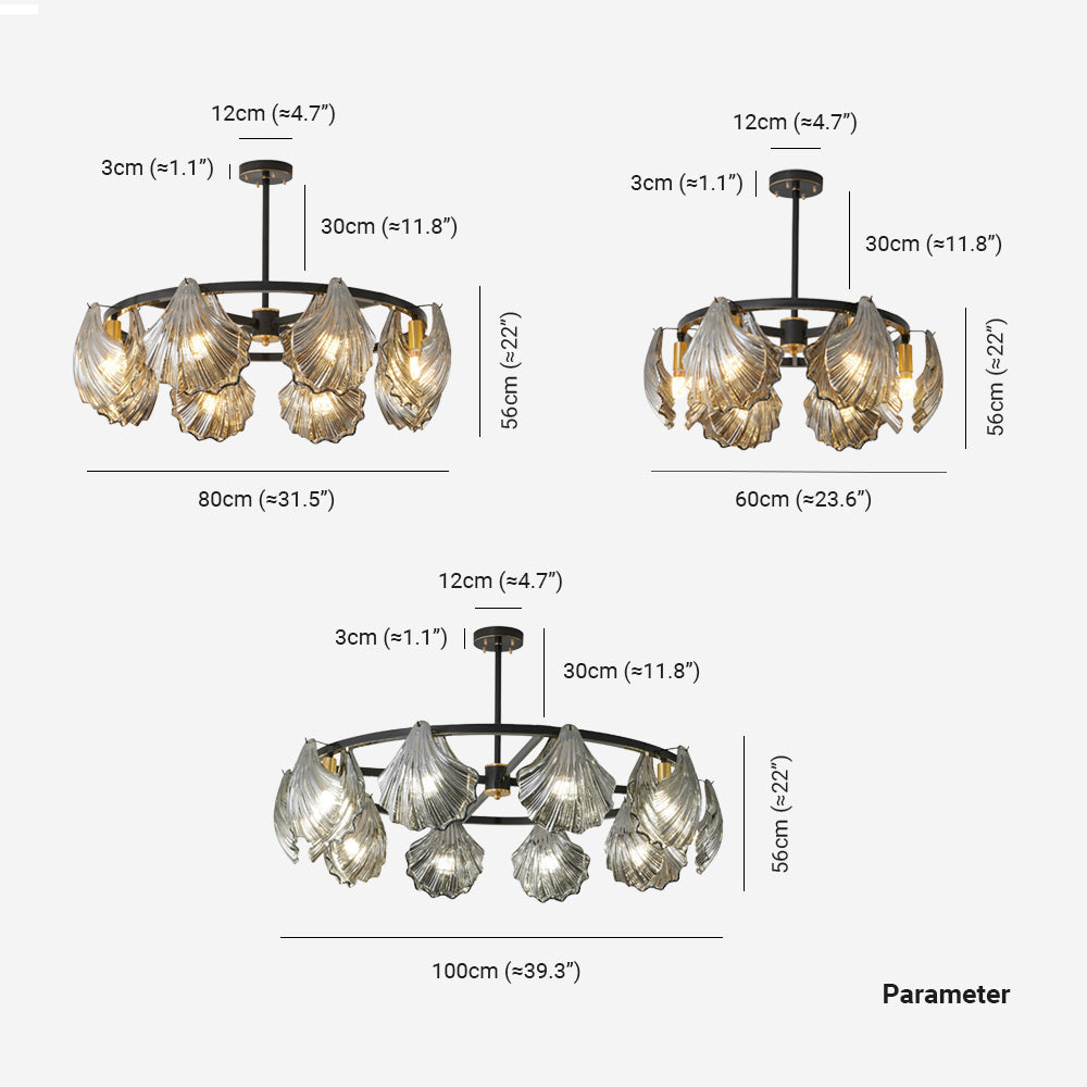 Pardenvale Glass Pendant Light-Moonnatur
