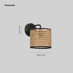 Oakenmere Rattan Wall Light-Moonnatur