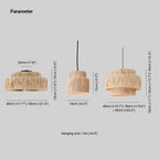 Hildenaria Rattan Pendant Light-Moonnatur