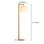Enverwell Fabric Floor Lamp-Moonnatur