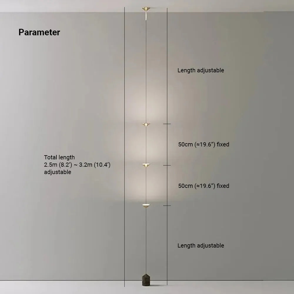 Cindelwell Acrylic Floor Lamp-Moonnatur