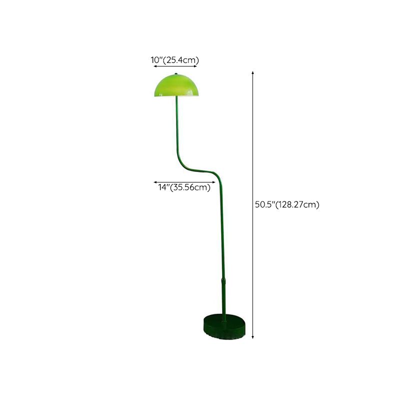Urenden Glass Floor Lamp-Moonnatur