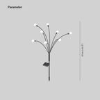 Haldelrose Acrylic Post Light-Moonnatur