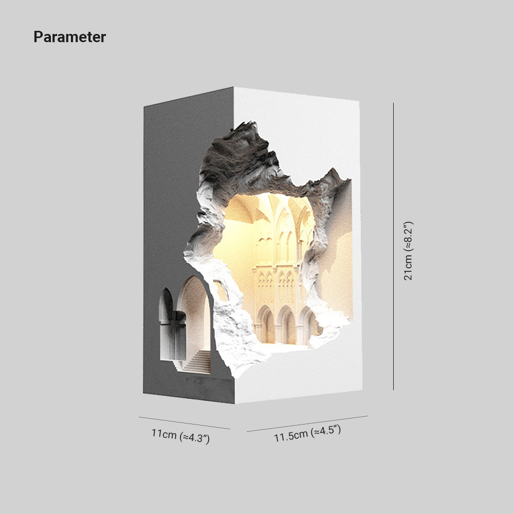 Renverdale Gypsum Wall Light-Moonnatur