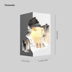 Renverdale Gypsum Wall Light-Moonnatur