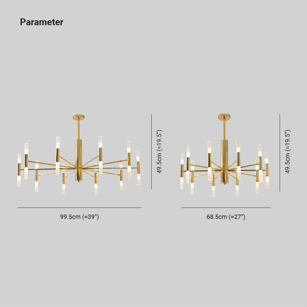 Redrenhaven Metal Chandelier-Moonnatur