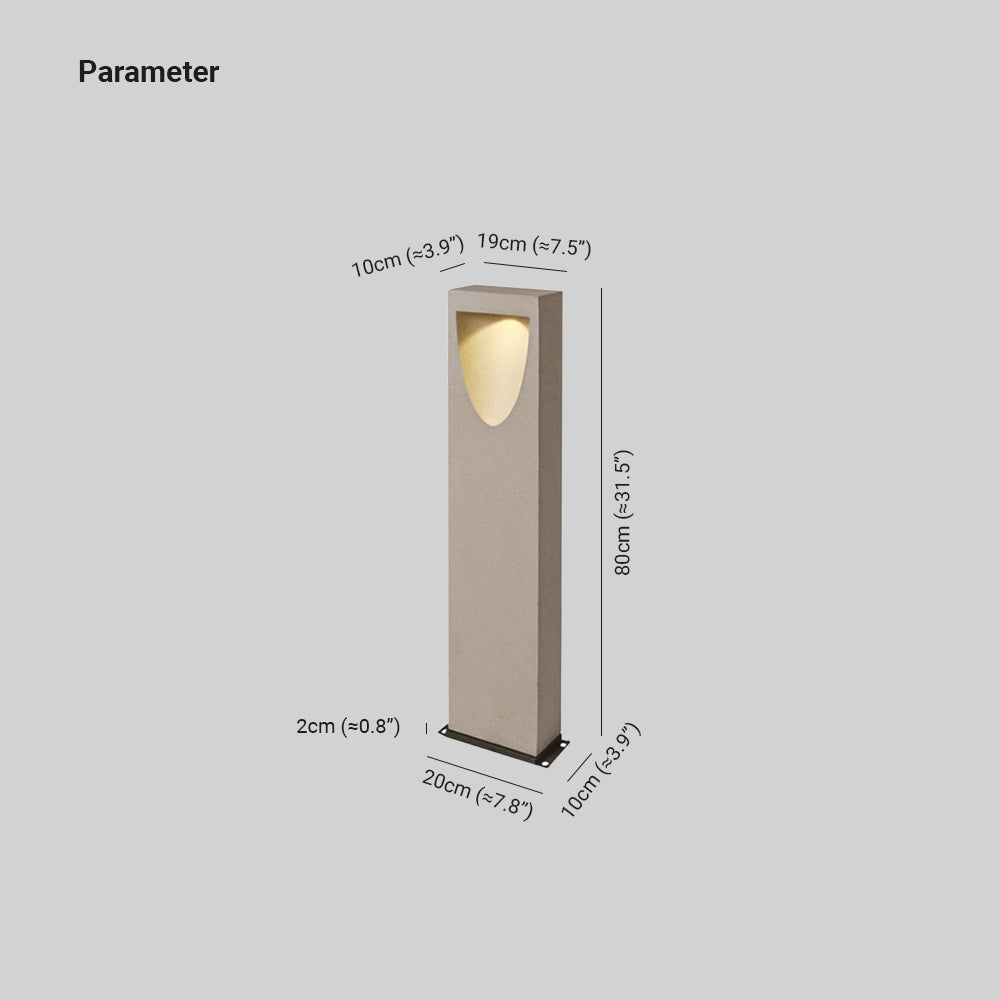 Redrenheath Stone Outdoor Light-Moonnatur