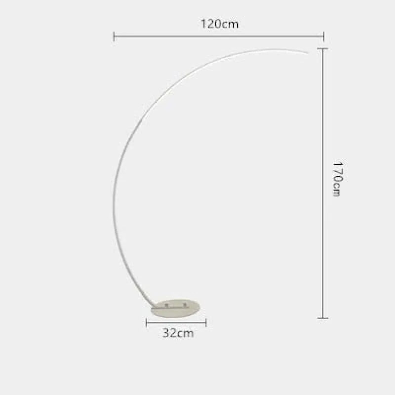 Baldenlynne Metal Floor Lamp-Moonnatur
