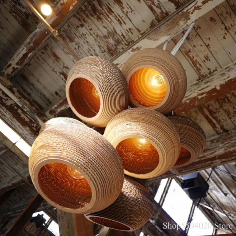 Corenvale Paper Pendant Light-Moonnatur