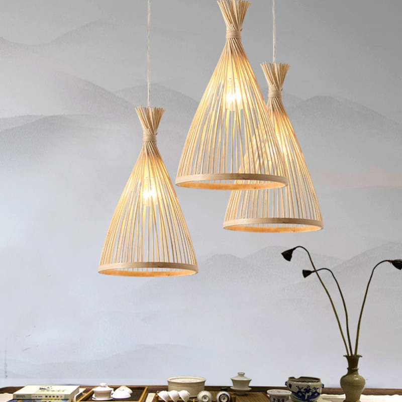 Verrenrose Bamboo Pendant Light-Moonnatur