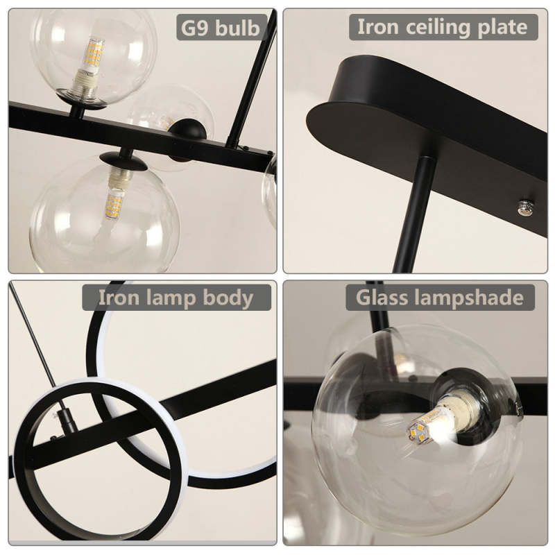 Kesterwynne Glass Pendant Light-Moonnatur