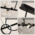 Kesterwynne Glass Pendant Light-Moonnatur
