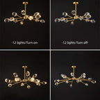 Auberwynne Crystal Chandelier-Moonnatur
