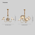 Denelheath Glass Chandelier-Moonnatur