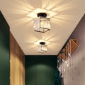 Stonel Modern Metal/Crystal Ceiling Light, 3 Colors - Neutralighting