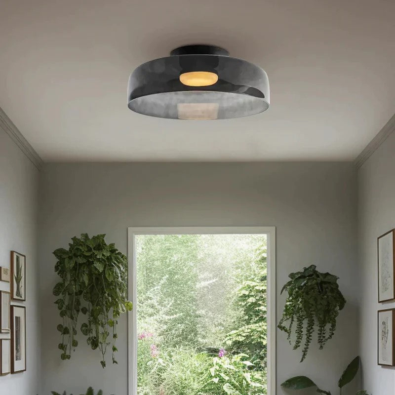 Ashenelia Glass Ceiling Light-Moonnatur
