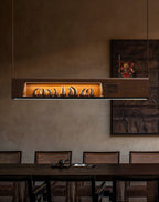 Penrelena Wood Pendant Light-Moonnatur