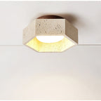 Renverwyn Travertine Ceiling Light-Moonnatur
