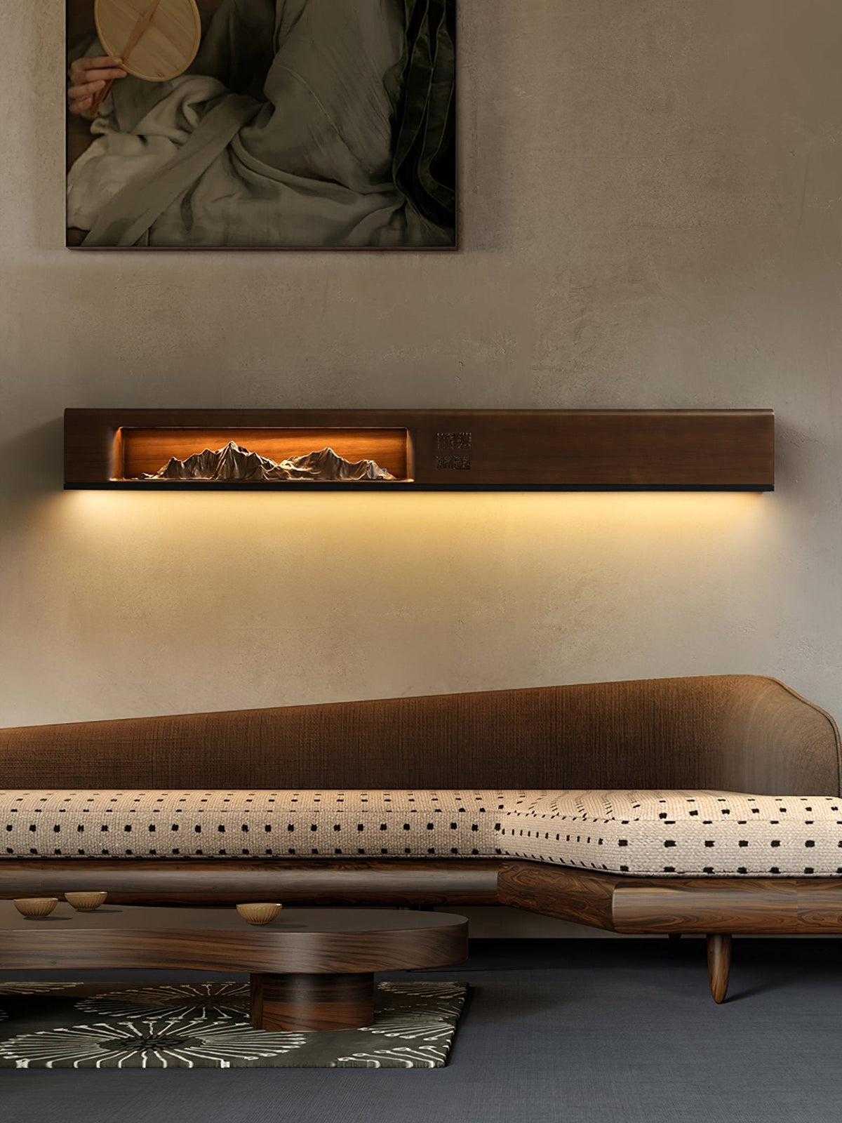 Oswenenna Wood Wall Light-Moonnatur
