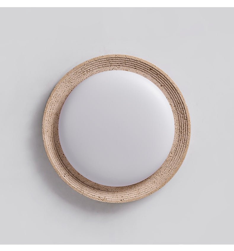 Tardenenis Travertine Ceiling Light-Moonnatur