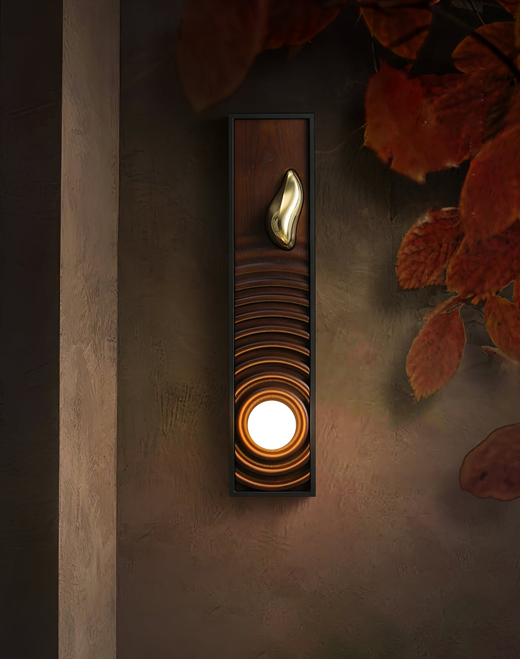 Orenelle Wood Wall Light-Moonnatur