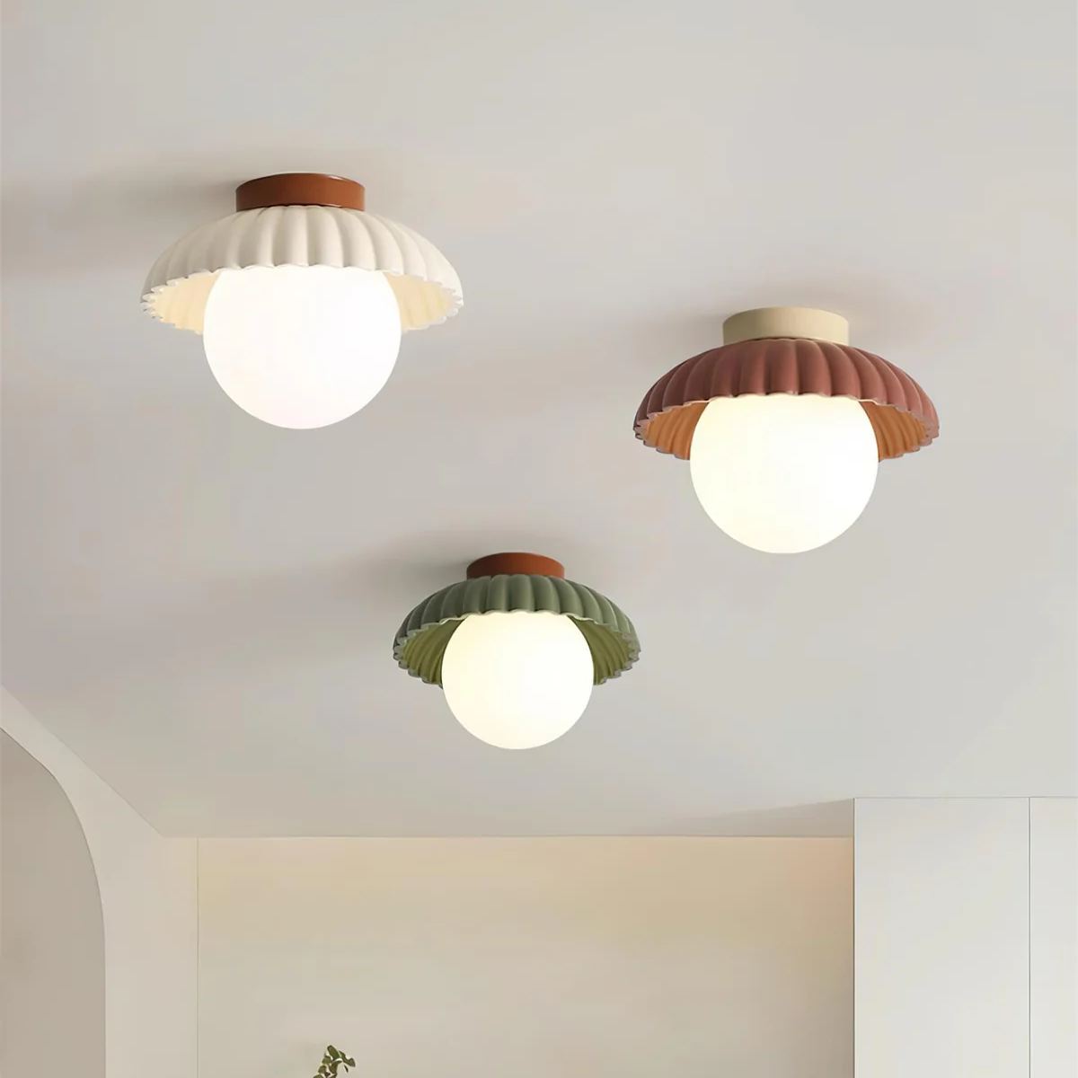 Rovenaelle Glass Ceiling Light-Moonnatur