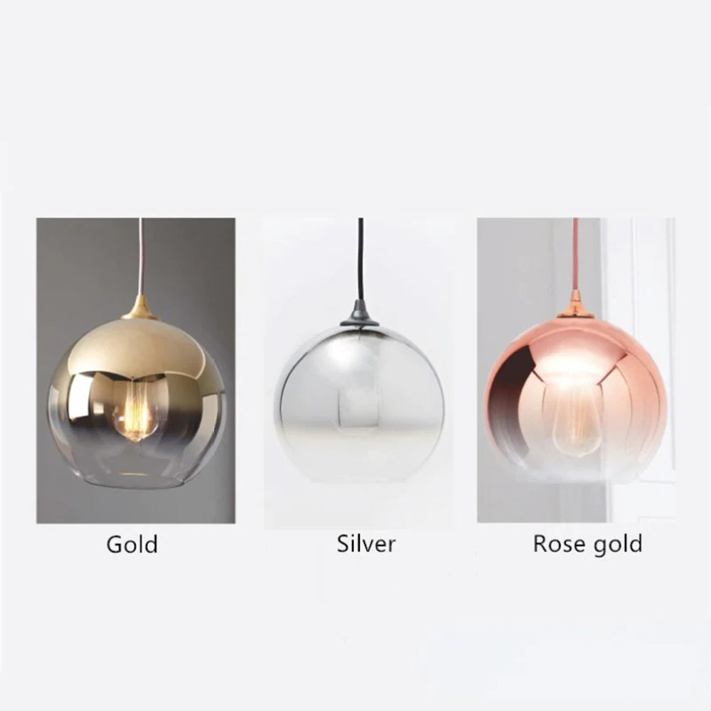 Brina Frosted Balloon Pendant Light Gradient - Neutralighting
