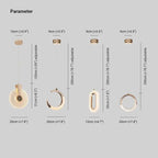 Oakeneris Acrylic Pendant Light-Moonnatur
