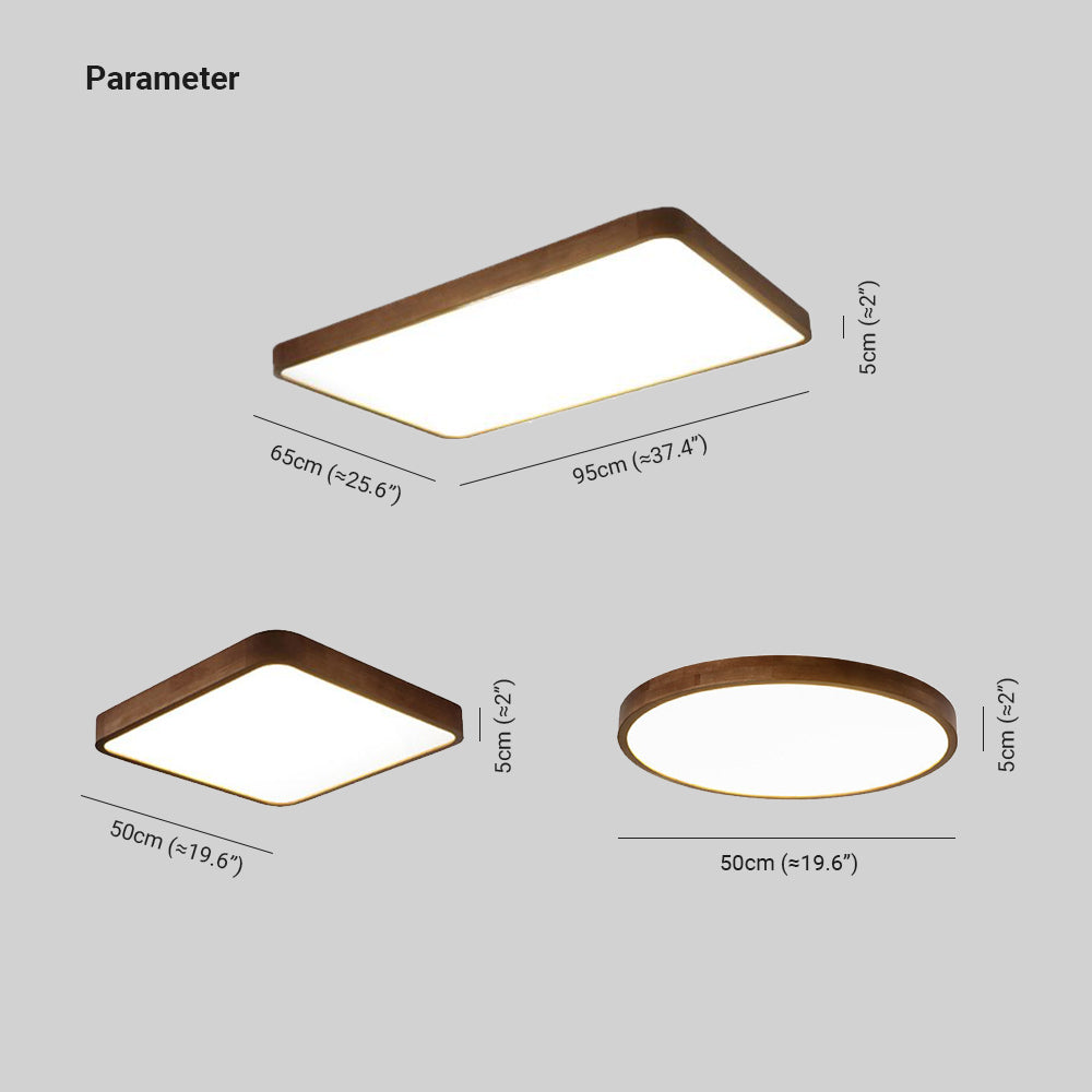 Dorrenelyn Wood Ceiling Light-Moonnatur
