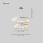 Harvenlark Acrylic Chandelier-Moonnatur