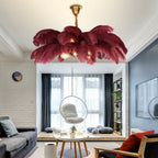 Dorrenwick Feather Pendant Light-Moonnatur